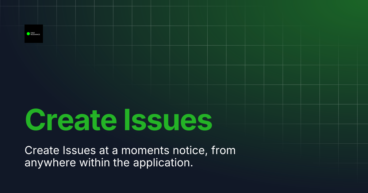 Create Issues | ION Factory OS 2.0
